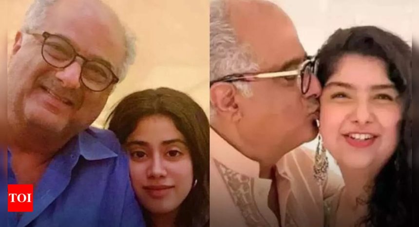 Boney Kapoor talks about his daughters Jahnvi Kapoor and Anshula Kapoor's weight loss journeys: 'Janhvi used to be slightly plumpish in her childhood days' | Hindi Movie News