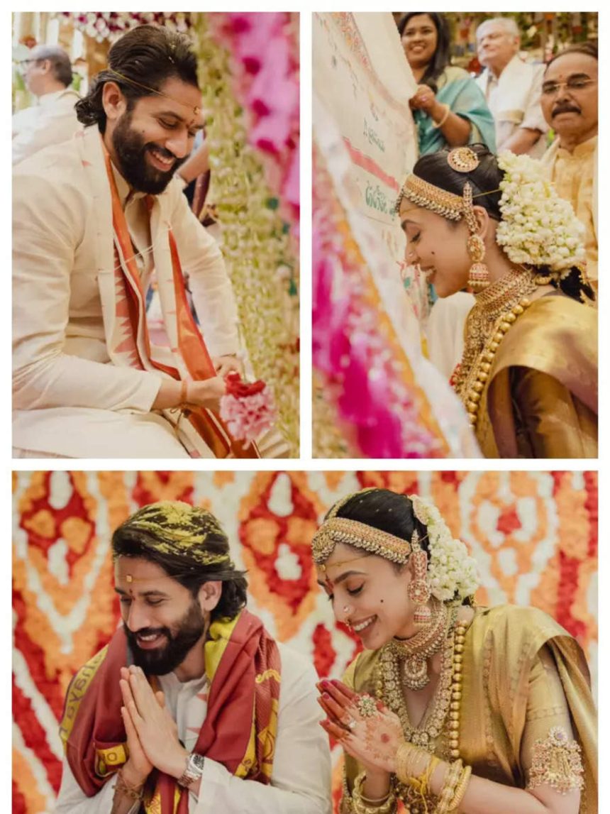 Chaitanya and Sobhita's traditional Telugu wedding