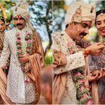 Chat mangni pat byaah! Aspirants fame Naveen Kasturia marries girlfriend Shubhanjali Sharma in a beautiful daytime wedding | Hindi Movie News