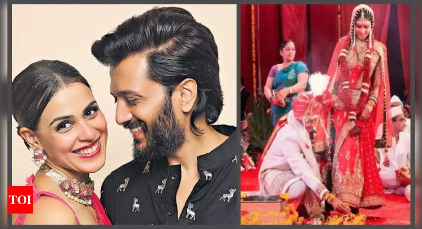 Did you know Riteish Deshmukh touched his wife Genelia Deshmukh's feet 8 times during their wedding for THIS reason? |