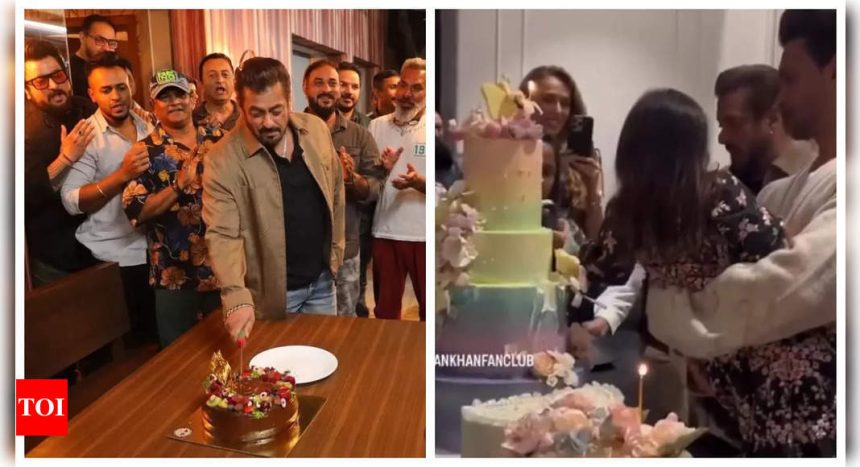 INSIDE PICS from Salman Khan's 59th birthday celebrations with family and friends; 'Sikandar' star cuts cake with niece Ayat |