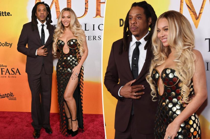 Jay-Z all smiles with Beyoncé and Blue Ivy at 'Mufasa' premiere after rape denial