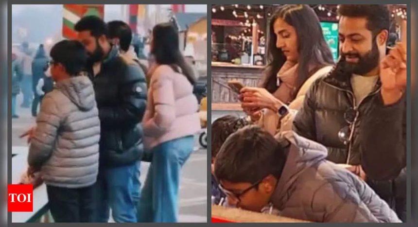 Jr NTR spotted buying toys for kids at Hyde Park’s Winter Wonderland as he ends the year with family in London - WATCH video | Hindi Movie News