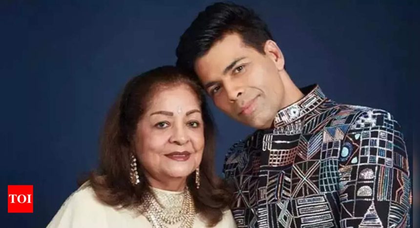 Karan Johar’s mother Hiroo Johar admitted to Kokilaben hospital, Manish Malhotra pays visit