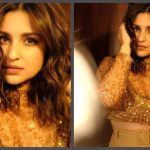 Parineeti Chopra reveals she is repeating her shimmery golden outfit; asks fans to guess where she wore it first - See photos |