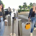 Pics: Suhana and Gauri Khan turn heads in chic, casual outfits as they jet off from Mumbai | Hindi Movie News