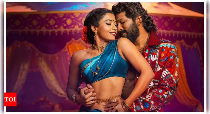 'Pushpa 2: The Rule': Allu Arjun and Rashmika Mandanna set screen ABLAZE with their crackling chemistry and kiss; fans go WILD in theatres |