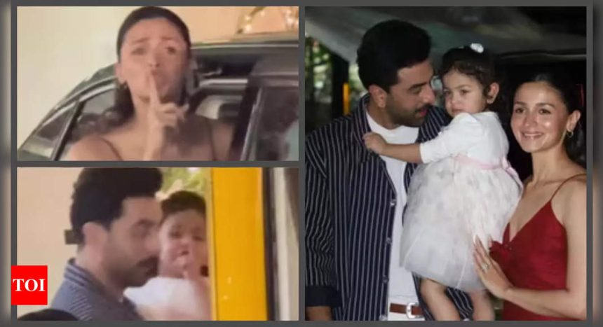 Raha Kapoor copying mommy Alia Bhatt in sweet Christmas video with Ranbir Kapoor is simply unmissable - WATCH |