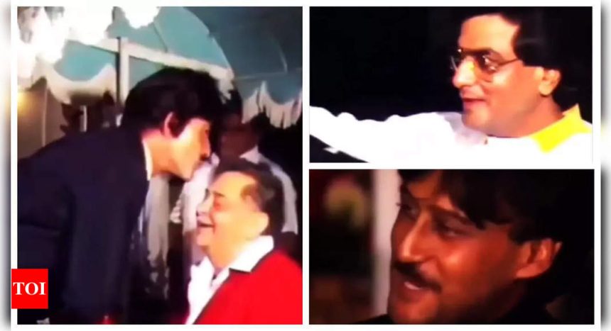 Raj Kapoor sits on his favourite swing surrounded by Rekha, Anil Kapoor, Jeetendra, Shatrughan Sinha and others in his LAST birthday video - WATCH |