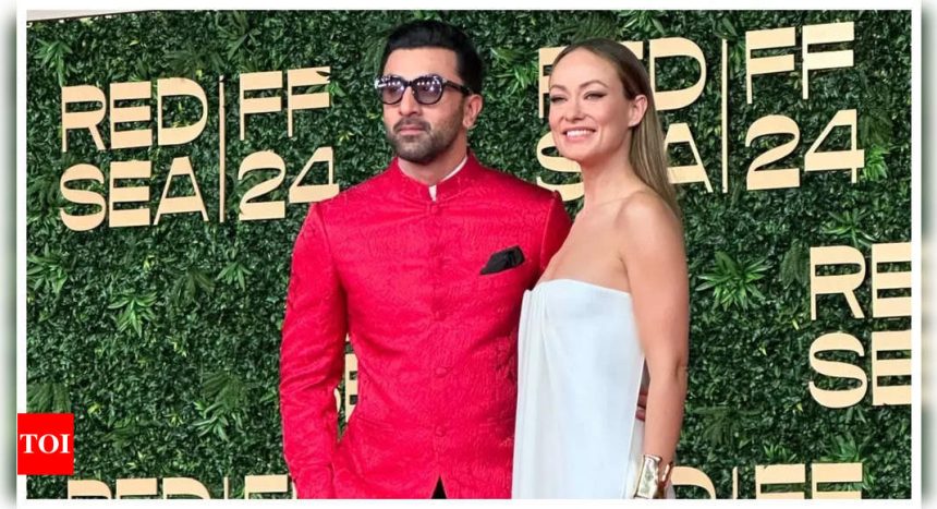 Ranbir Kapoor and Olivia Wilde walk red carpet TOGETHER at Red Sea Film Festival - WATCH |