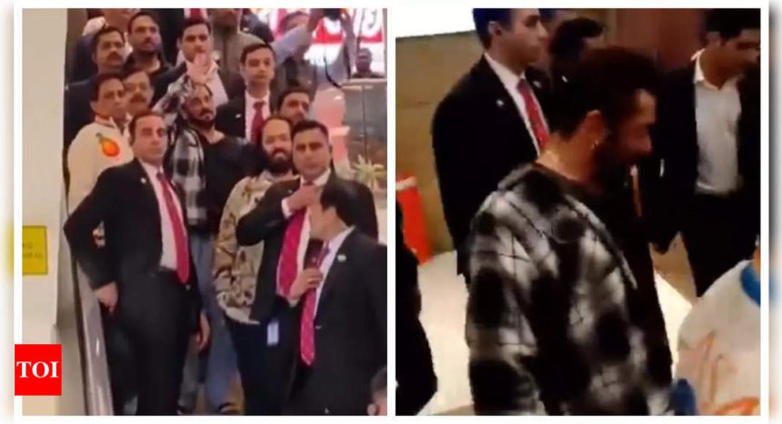 Salman Khan and Anant Ambani visit Jamnagar mall; send fans into a frenzy - WATCH |