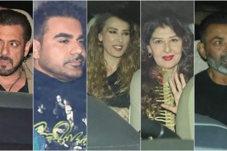 Salman Khan turns 59: Arbaaz Khan-Sshura, Iulia Vantur, Sangeeta Bijlani, Bobby Deol and close friends celebrate at Arpita Khan Sharma's residence | Hindi Movie News