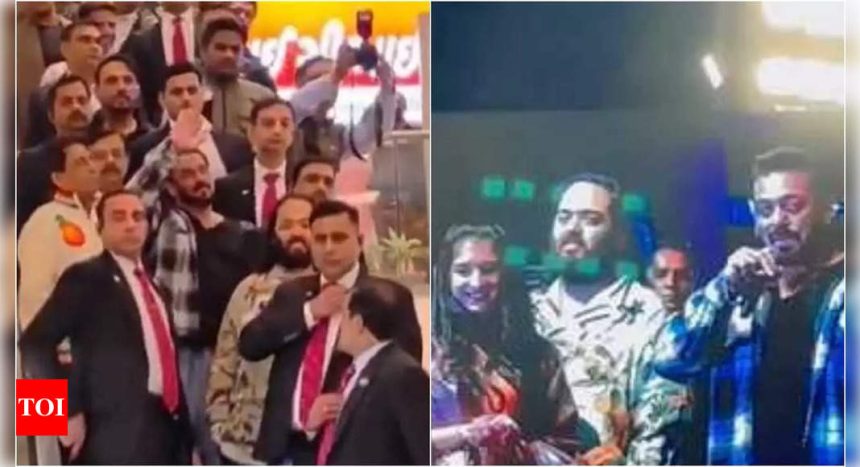 Salman Khan visits Jamnagar mall with Anant Ambani after celebrating 59th birthday, Radhika Merchant joins them at an event | Hindi Movie News