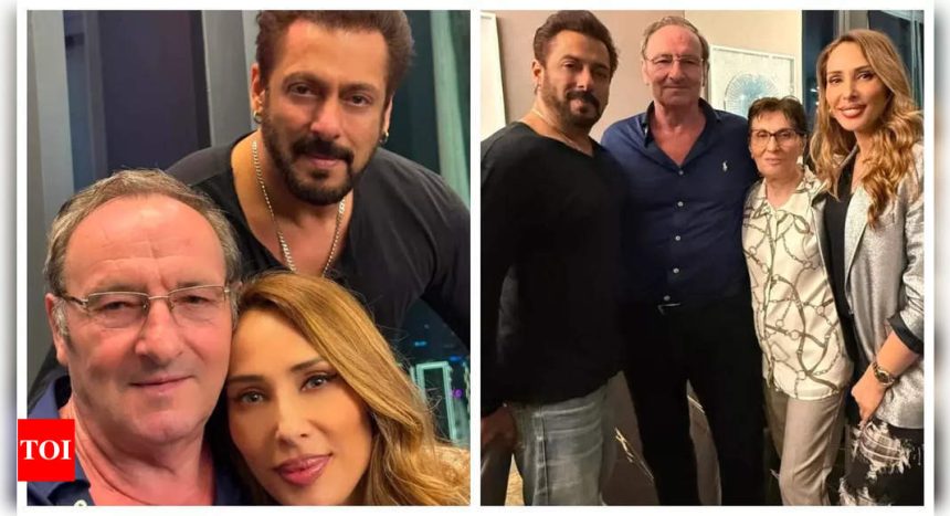 Salman Khan's photos with Iulia Vantur's parents spark marriage rumours; fans tease 'Finally damad and sasur' |