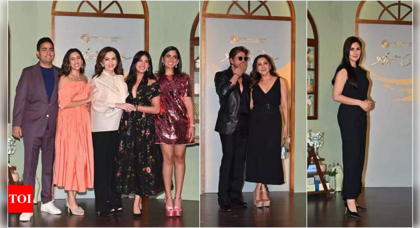 Shah Rukh Khan-Gauri, Katrina Kaif, Karan Johar, Janhvi Kapoor and other celebs dazzle at the preview night of NMACC Arts Cafe | Hindi Movie News