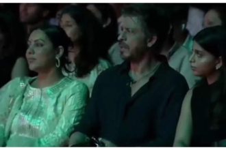 Shah Rukh Khan gets emotional as he sings along to 'Yeh Jo Desh Hai Tera' from 'Swades' during son AbRam Khan's annual day function- WATCH |