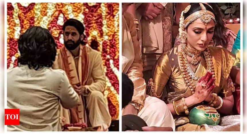 Sobhita Dhulipala and Naga Chaitanya share FIRST official photos from their traditional wedding |