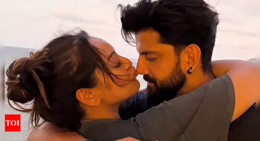 Sonakshi Sinha shares a romantic picture with husband Zaheer Iqbal as they celebrate six months of their marriage - See post | Hindi Movie News