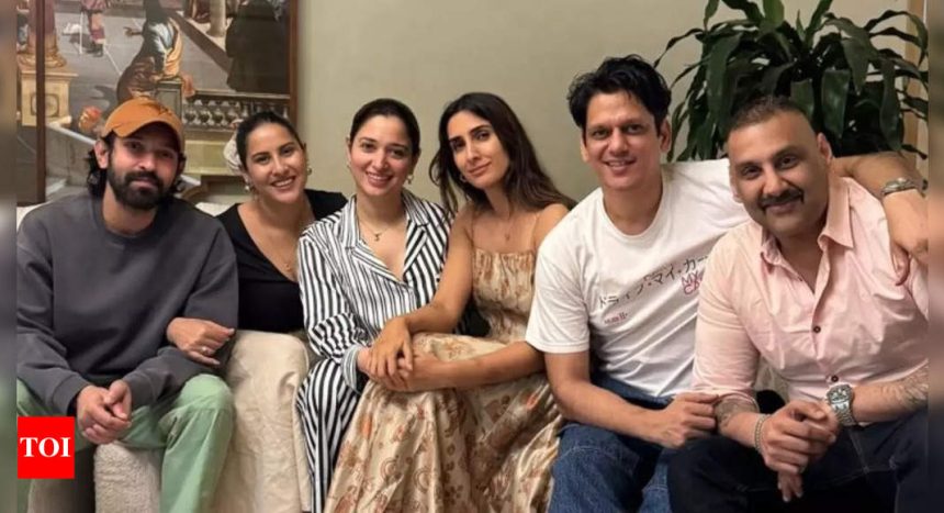 Tamannaah Bhatia and Vijay Varma get together with Vikrant Massey and others for a fun weekend- PICS inside | Hindi Movie News