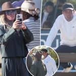 Teddi Mellencamp spotted with horse trainer Simon Schroeder at daughter's equestrian competition after cheating scandal