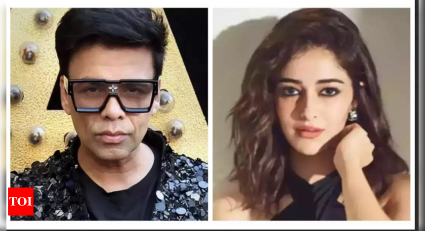 Throwback: When Karan Johar revealed that Ananya Panday insists he posts a pic with her on her birthday! | Hindi Movie News