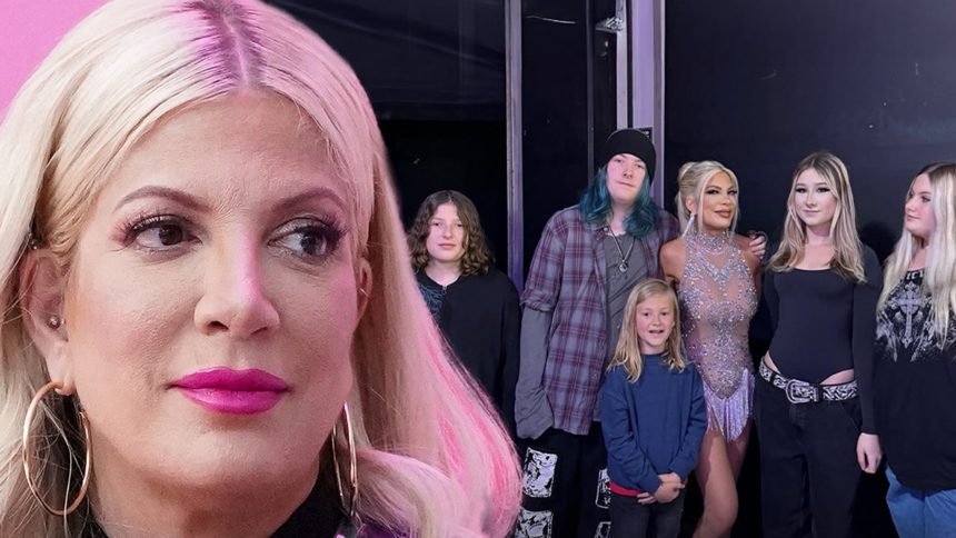 Tori Spelling Talks About Mom Guilt, 'Their Lives Are Not Stable'