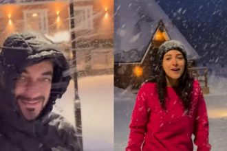 Triptii Dimri shares her first snowfall experience from Finland; Fans say she is with rumoured beau Sam Merchant | Hindi Movie News