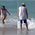 Zaheer Iqbal pulls a prank on his wife Sonakshi Sinha during their Australian beach vacation: Watch video | Hindi Movie News