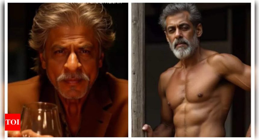 AI images of Shah Rukh Khan, Aishwarya Rai, Salman Khan, Hrithik Roshan and others in their old age goes viral; fans REACT - WATCH video |