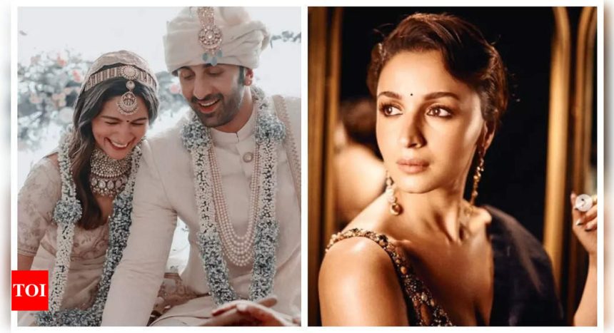 Alia Bhatt reflects on her 'cherished' moments from her wedding with Ranbir Kapoor as she celebrates 25 years of Sabyasachi - See post |