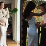 Amy Jackson flaunts 8-month baby bump in style, husband Ed Westwick goes gaga over her pregnancy glow