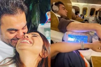 Arbaaz Khan and Sshura Khan’s adorable moment on a flight steals the spotlight online | Hindi Movie News