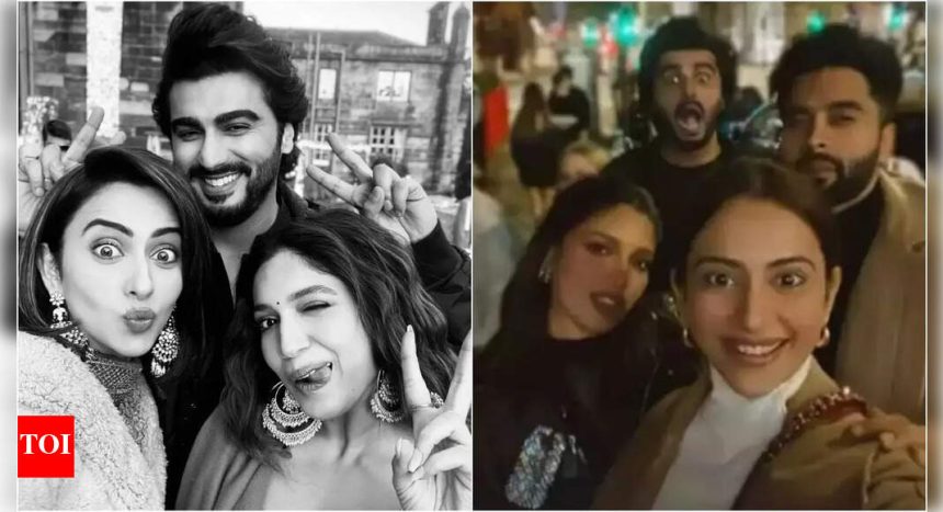 Arjun Kapoor, Bhumi Pednekar and Jackky Bhagnani escape unhurt after ceiling collapses on Mere Husband Ki Biwi set; makers raise safety concerns to CM, BMC - Exclusive | Hindi Movie News