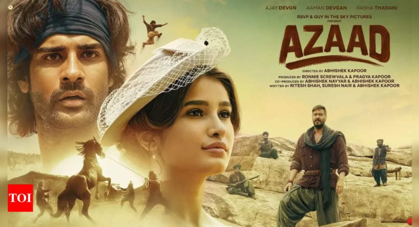 'Azaad' box office collection day 4: The Rasha Thadani, Aaman Devgn starrer fails the Monday test, collects Rs 5 crore so far | Hindi Movie News