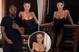 Bianca Censori nearly bares all in see-through bodysuit for mirror selfies with Kanye West