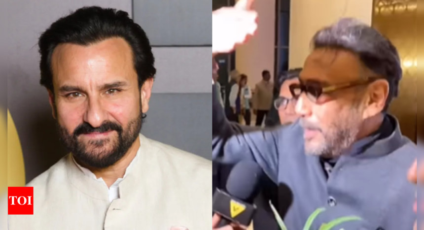 Jackie Shroff loses cool at media while addressing Saif Ali Khan's stabbing |