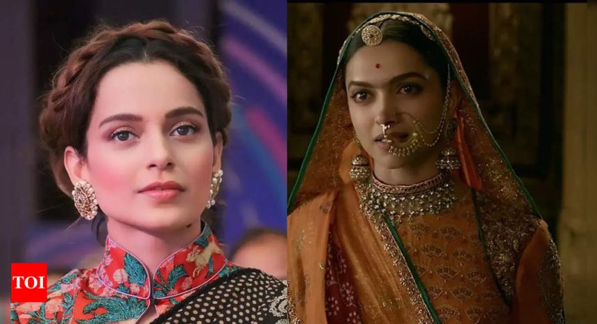 Kangana Ranaut says Deepika Padukone's role in 'Padmaavat' was irrelevant, she was offered it: 'Wo Sirf Taiyaar Hi Ho Rahi Hai’ | Hindi Movie News