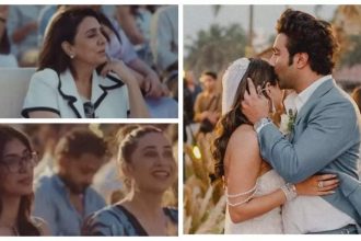 Karisma Kapoor, Neetu Kapoor look mesmerised as Aadar Jain and Alekha Advani tie the knot in a dreamy ceremony in Goa - WATCH video |