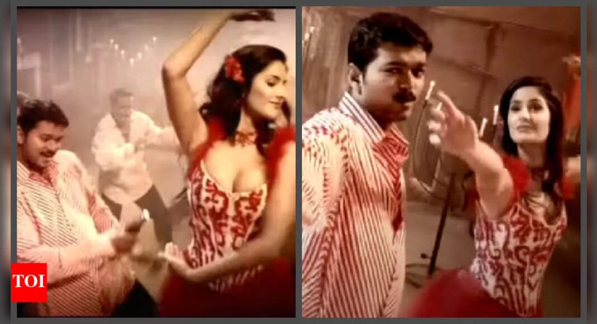 Katrina Kaif's 16-year old ad with Thalapathy Vijay goes viral; fans REACT |