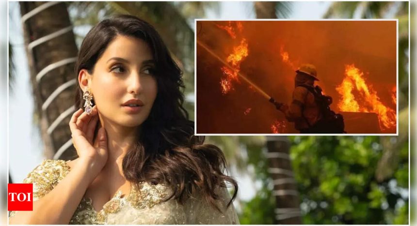 LA Wildfire: Nora Fatehi and team evacuate amid chaos; 'This is insane,' says the actress |