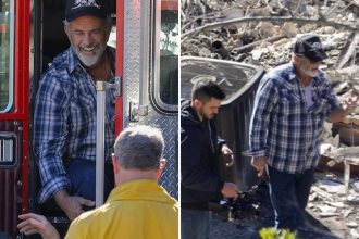 Mel Gibson Surveys Malibu Home Torched By Wildfires