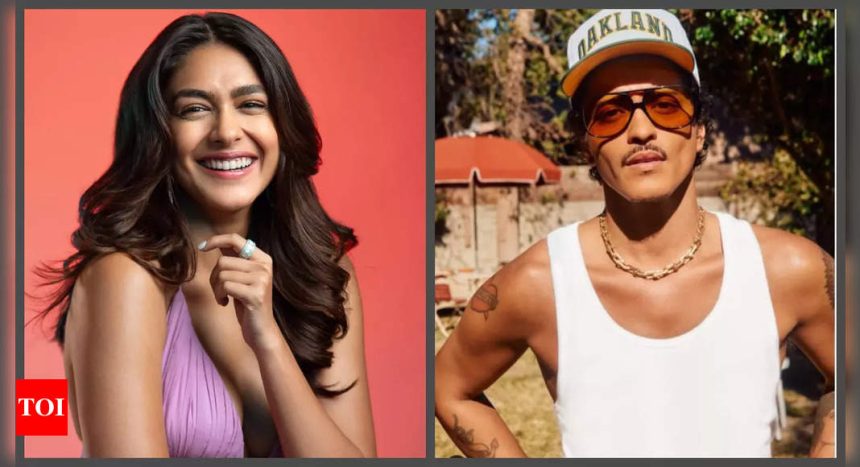 Mrunal Thakur leaves a flirtatious message on singer Bruno Mars' post: '...I’d wanna be next to you!' |