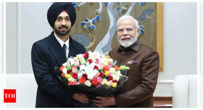 PM Modi meets Diljit Dosanjh; calls singer "multifaceted, blend of talent and tradition" |