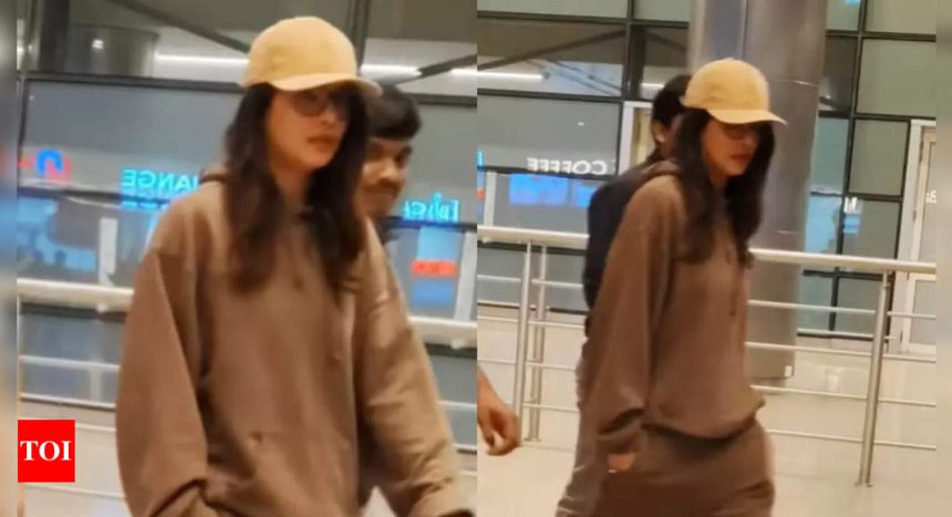 Priyanka Chopra's new video at Hyderabad airport sparks rumours about shooting for Mahesh Babu's 'SSMB29' | Telugu Movie News