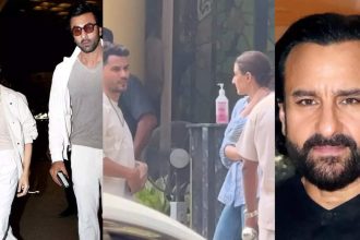 Ranbir Kapoor, Alia Bhatt, Soha Ali Khan, Kunal Kemmu reach Lilavati Hospital to see Saif Ali Khan after his surgery - VIDEO | Hindi Movie News