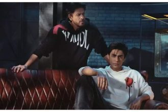 Shah Rukh Khan and Aryan Khan's Photoshoot Sparks Calls for Father-Son Film Collaboration |