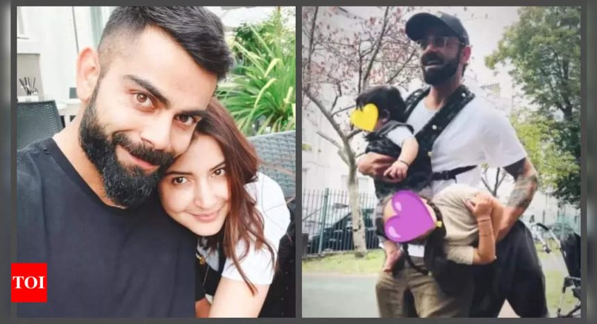 Video of digital creator describing Anushka Sharma and Virat Kohli's son Akaay goes viral: 'Golu gobucha sa hai ekdum' |