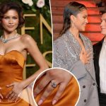 Zendaya sparks Tom Holland engagement rumors at Golden Globes 2025