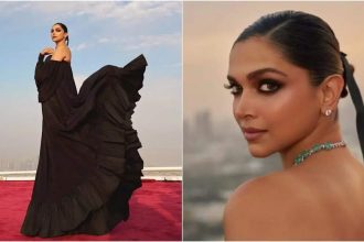 Deepika Padukone makes her first overseas outing post-childbirth for French jewellery brand's 25th anniversary celebration in the Middle East, stuns in black | Hindi Movie News