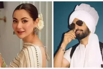 Is Pakistani actress Hania Aamir shooting with Diljit Dosanjh? Viral photos spark rumours of collab |